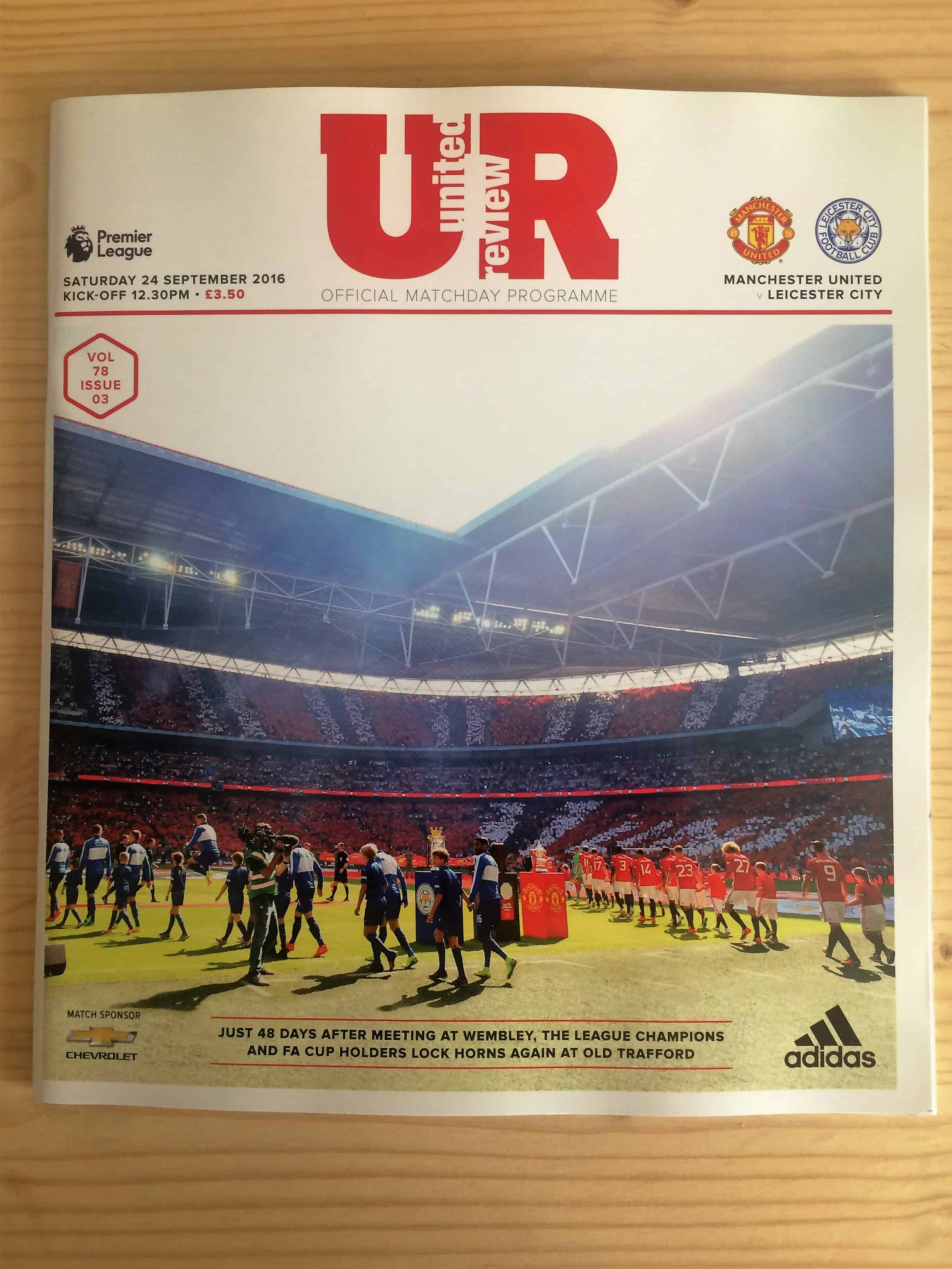 Manchester United FC v Leicester City FC